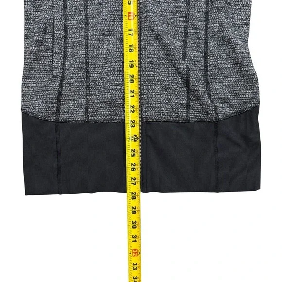 Lululemon Define Jacket Luon Heathered Black Women's Size 6 Slim-Fit Hoodie Zip - Picture 7 of 8